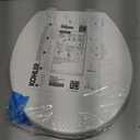 KOHLER 20110-96 Brevia, Slow Close Toilet Seat, Elongated Toilet Seat, Grip-Tight Bumpers Quick-Attach Hardware, Biscuit