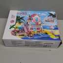 Pink Girls Seaside Beach Villa Friends Building Set Compatible with Lego Friends Construction Educational Toy for Adult Age 14 Up 822 PCS