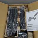 monTEK Dual Monitor Wall Mount for 17 to 32 inch Flat/Curved Screens, Each Holds to 19.8 lbs, Full Motion Adjustable Mechanical Spring Monitor Arm, 75x75/100x100 VESA Wall Mount, Black