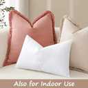Artscope 24x24 Outdoor Pillow Inserts, Synthetic Down Waterproof Throw Pillow Inserts, Soft Decorative Outdoor Pillows for Couch Sofa Bed Patio Furniture