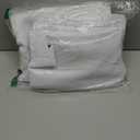 BGment Pure White 100% Blackout Curtains 63 Inches Long with Thermal Insulated Liner, Rod Pocket and Back Tab Double Layer Full Room Darkening Window Curtain for Bedroom, 2 Panels, Each 42 x 63 Inch