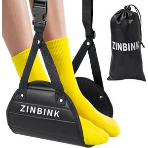 2 x Airplane Foot Hammock, Portable Foot Hammock for Plane Travel to Relax Your Feet, Plane Travel Essentials Comfy Foot Rest Hanger Plane Footrest for Long Trip