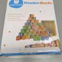 Joqutoys ABC Wooden Building Blocks for Toddlers 3 Large, 40 PCS Alphabet & Number Stacking Blocks with Storage Tray, Montessori Educational Learning Toys for Boys Girls Kids Gifts 1.65"