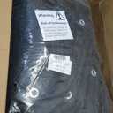 Amgo 50% Black Shade Cloth, 20FT x 24FT Mesh Tarp, Black Sun Shade Netting with HDPE Material and Heavy Duty Grommets Shade for Greenhouse, Garden, Patio Plants, Pergola (We Make Custom Size)