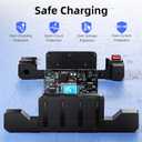 Switch 2 Charging Dock Stand, for Nintendo 2 Joy-Con Controllers and Switch 2 Storage Stand, 4 in 1 Fast Charger Station