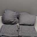 King Size 4 Piece Sheet Set - Comfy Breathable & Cooling Bed Sheets Set - Hotel Luxury Bedding for Women, Men, Kids, Teens, Boys & Girls - Deep Pockets, Ultra-Soft, Wrinkle Free - Oeko-Tex - Dark Grey