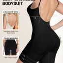 Tank Bodysuit for Women Tummy Tucker Shapewear Butt Lifter Body Shaper Compression Bodysuit (Small, Black)