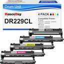 Compatible DR229CL Drum Unit (NOT Toner) Replacement for Brother DR229 use with TN229 TN229XL Work with Brother HL-L3220CDW MFC-L3720CDW HL-L3280CDW HL-L3300CDW MFC-L3780CDW Printers (4-Pack)