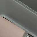 Stainless Steel Litter Box for Pine Pellet Cat Non Clumping Litter System | XXL Sifting Cat Box with Lid for Big Cats | High Sided, Anti-Urine Leakage | Non-Stick Bottom (Silver Gray)