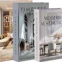 Decorative Books with Hidden Storage Box Set of 3 Faux Books for Coffee Table Decor Book Decor Accent for Living Room Bookshelf Modern Home Aesthetic Books for Shelf or Console Table