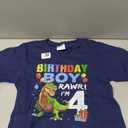 Kids 4 Year Old Shirt 4th Birthday Boy T Rex Dinosaur Shirt TShirt XS