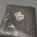 YDKGL Bathroom Rugs Mat 20x31, Non Slip Ultra Thin Bath Mat Quick Dry Absorbent Washable Half Round Bath Mats for Bathroom Floor Rubber Backed Fit Under Door Brown