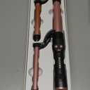 Automatic Curling Iron 1 Inch with 3-in-1 Interchangeable Barrels, Anti-Tangle Beach Waves Hair Curler, Beginner Friendly Dual Voltage Travel Curling Wand for Long Short Hair Pink, Gifts for Women Pro