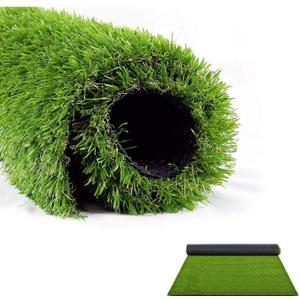 LITA 7ft x 13ft Realistic Deluxe Artificial Grass Synthetic Thick Lawn Turf Carpet Perfect for Indoor/Outdoor Landscape, 7'X13', Green