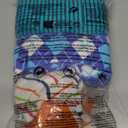 3-Pack Dog Pajamas - Striped & Checkered Sleepwear for Small Dogs, Easy Snap Belly Design with Tail Opening L