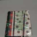 Artoid Mode Buffalo Plaid Snowflakes Christmas Table Runner, Seasonal Winter Kitchen Dining Table Decoration for Home Party Decor 13x108 Inch (Red)