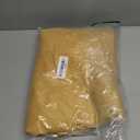 Biscaynebay Fall Tablecloth Textured Fabric Round Tablecloths 90", Fall Gold Thanksgiving Autumn Harvest Water Resistant Fabric Tablecloths for Kitchen, Dining, Wedding, Parties Machine Washable