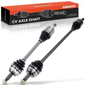 A-Premium Pair (2) Front CV Axle Shaft Assembly Compatible with Honda Civic 1992-2000, Civic del Sol 1993-1997 & Acura EL 1997-2000, Driver and Passenger Side