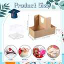 Qinyoung 12 Sets 13x10.5''back to school teacher basket, Kraft Brown, 1 Count