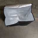 CIVJET 2-Pack Insulated Food Delivery Bag with Hard Bottom, XXX-Large Commercial Food Warmer, Insulated Reusable Grocery Cooler/Hot Bags, Tote Bag for Shopping/Travel, Black