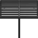 25 Inch High Full Size Bed Frame with Rounded Corner Legs, Sturdy Mattress Foundation, Heavy Duty Metal Platform Bed Frame Full No Box Spring Needed, Noise Free, Easy Assembly, Black