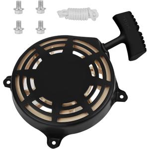 SOFO 497680 Rewind Starter Pull Start Assembly Compatible with Briggs & Stratton 497830 498144 Lawn Mower Pull Cord for 6.75 Motor Craftsman for Troy bilt Tb210 TB230 for Craftsman 917.388861 Model