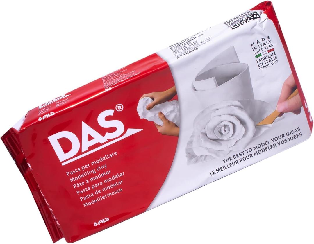 Air-Hardening Modeling Clay, 2.2 Lb. Block, White Color (387500)