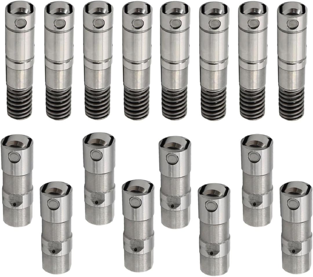 (8+8) Hydraulic Valve lifters Roller Lifters AFM DOD Roller Lifters Compatible with Escalade Silverado Sierra Yukon 1500 5.3L 6.0L 6.2L 12499225 12639516 17122490