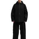 GSOU SNOW Women Ski Jacket and Pants Set Men Snowboard Jacket Baggy Snow Suit Waterproof Windproof Insulation Ski suit