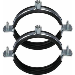 AKIHISA 5PCS Split Ring Pipe Hanger Heavy Duty Adjustable Pipe Bracket Clamp Wall Ceiling Mount Pipe Supports ID 5.5 Inch(140mm)