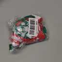 Loopeer 2 Pairs Christmas Thigh High Socks Halloween Women Striped Over Knee Stockings Candy Cane Socks for Women Girls