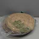 Round Woven Placemats 12 inch Set of 10 - Boho Rattan Placemats Natural Water Hyacinth Placemat, Farmhouse Weave Place Mats, Rustic Braided Wicker Table Mats for Dining Table,Home,Wedding