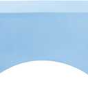 2Pack Spandex Table Cover for 4FT or 6ft or 8ft Table Universal Fitted Stretch Tablecloth for Party, Banquet, Wedding and Events-Blue Mist