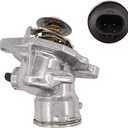 NewYall Engine Coolant Thermostat Housing with Gasket for Mercedes CL550 2007-2010, E550 2007-2011, G550 2009-2015, GL450 2007-2012, GL550 2008-2012, ML550 2008-2011, S550 2007-2011, SL550 2007-2012