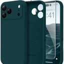 Magnetic for iPhone 17 Pro Case, Compatible with MagSafe, [Full Camera Protection][Screen Protector] Silicone Shockproof Protective Phone Case for iPhone 17 Pro 6.3", Deep Blue