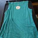ANRABESS Womens Sleeveless High Neck Tank Tops Fashion Summer Casual Basic Slim Fit Ribbed Racerback Top Shirt Clothes, Teal Large