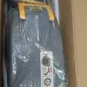 GLAHODEN Retractable Garden Hose Reel 5/8 in x 100 ft Upgraded UV Resistant Heavy Duty Automatic Hose Reel Wall Mount 3/4 in Brass Fitting 9 Pattern Nozzle Any Length Lock Slow Retraction 180 Swivel (Light Gray)