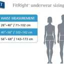 FitRight Ultra Adult Incontinence Underwear, Heavy Absorbency, Large, 40 - 56, 4 Packs of 20 (80 Total)