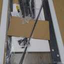 Vantic 31.5" Folding Desk, Foldable TV Tray Table for Eating on Couch, Extra Large TV Dinner Trays, Portable Fold Computer Writing Desk Table for Home Office, Greige