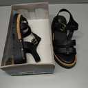MIA Seela Black Cork Strappy Buckle Adjustable Strap Comfort Sandals Size 8M