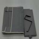 Over The Door Organizer 6-Shelves and 12 Side Pockets, Over The Door Storage for Bathroom Bedroom Nursery, Hanging Door Organizers for Baby Diapers and Kids Toys (13"x5"x54", Grey)