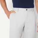 Amazon Essentials Mens Classic-Fit Wrinkle-Resistant Flat-Front Chino Pant (Available in Big & Tall) (Gray)