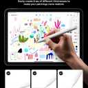 MoKo Pencil for iPad (A16) 11th 10th Gen, Stylus Pen for 2018-2025 Apple iPad 11/10/9/8/7/6/A16, Mini 7/6/5, Air M3/M2 11"/13"/5/4/3, Pro M4 13"/12.9"/11" Tilt Sensitivity, USB-C Fast Charging,White