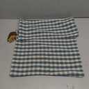 Pack Of 2 Creative Co-Op Woven Recycled Cotton Blend Lumbar, Teal and White Pillow Covers, 24" L x 16" W x 0" H, Multicolor