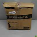 50 FT Non-Expandable Garden Hose Heavy Duty Flexible Water Hose for Home & Yard Use, 1/2" ID, 3/4" Solid Swivel Fittings, Kink & Leak Resistant