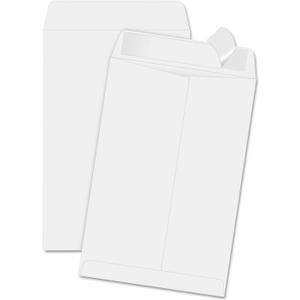 Quality Park 6-1/2 x 9-1/2 Catalog Mailing Envelopes, Redi-Strip Self Seal Closure, 28 lb White Wove Paper, 100 per Box (QUA44334)