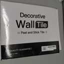 Art3d 10-Pack Peel and Stick Backsplash Wall Tile for Kitchen Bathroom Fireplace Vanitity in Natural White