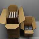 Famiware Star Dinnerware Sets, Plates and Bowls Set for 4, 12 Pieces Ribbed Dishes - Chip and Scratch Resistant, Microwave and Dishwasher Safe Tableware, Matte Dark Charcoal