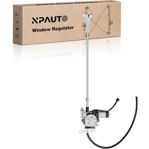 NPAUTO Front Left Driver Side Power Window Regulator with Motor Replacement for Freightliner Columbia Century Class Coronado Argosy 2003 2004 2005 2006 2007 2008 2009 2010 2011, 741-5204
