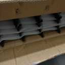 Decorative Metal Garden Fence 24 in H x 16 ft L,8 Panels + 9 Stakes Border Fence Panels Animal Barrier for Dogs, No Dig Garden Fencing for Yard Patio Flower Bed Lawn Outdoor,Black